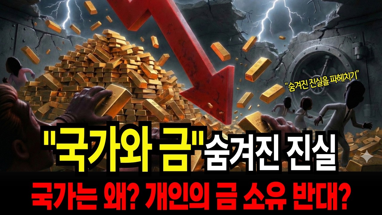 경제학 국가와 금, 숨겨진 진실 파헤치기...국가는 왜 개인의 금 소유를 싫어할까?