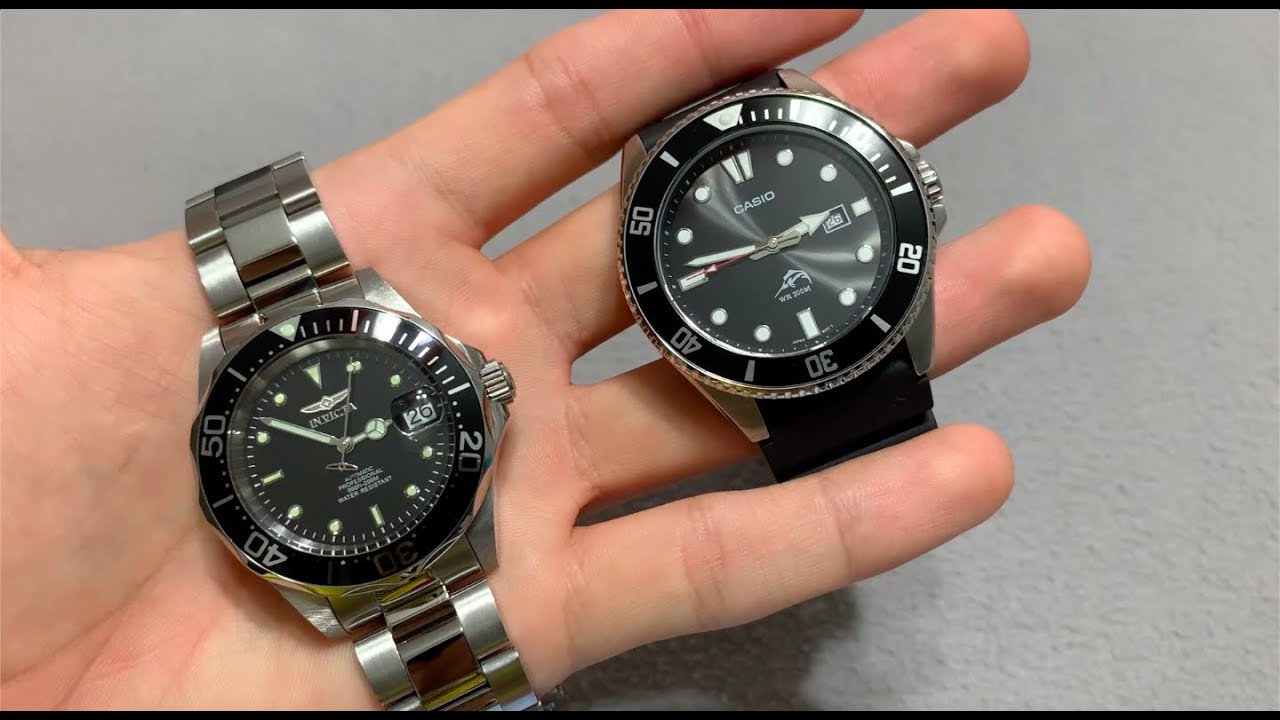 Casio Duro vs. Invicta Pro Diver (Comparativa en Español)