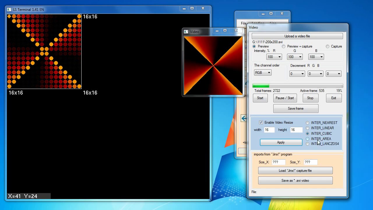 LS Terminal Video Resize
