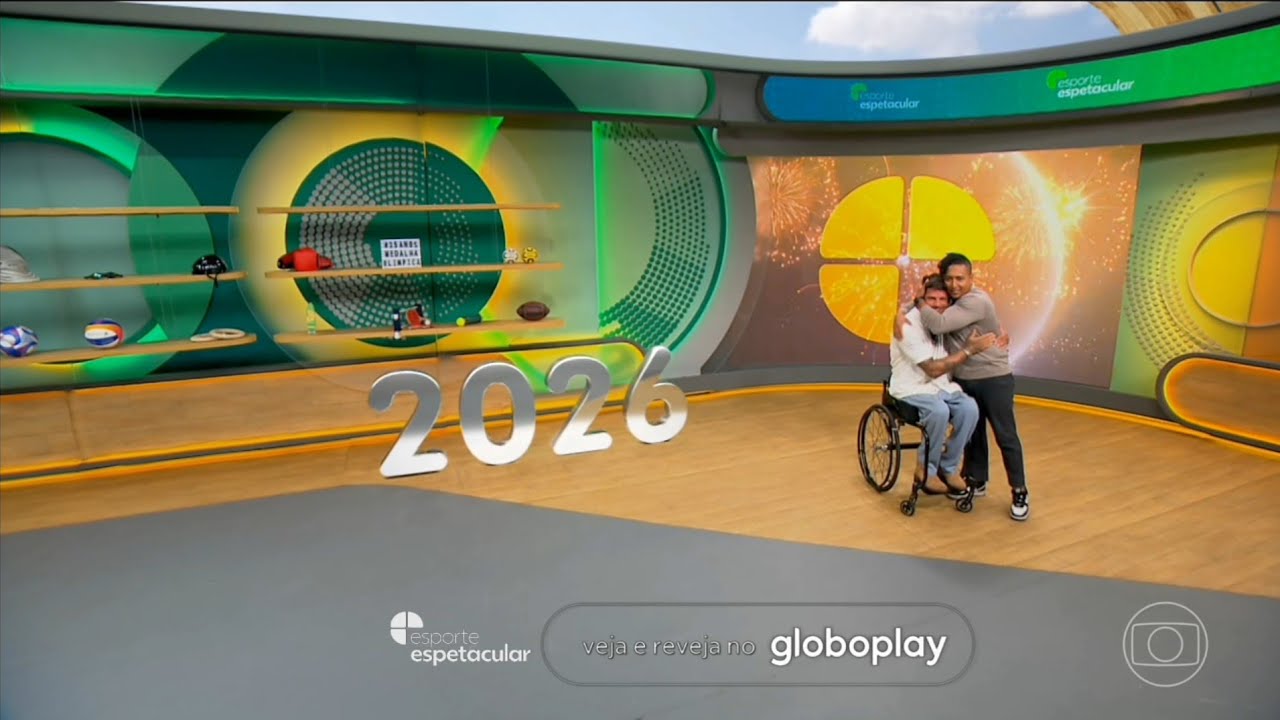 Despedida de Fernando Fernandes da apresenta&ccedil;&atilde;o do Esporte Espetacular, o &uacute;ltimo de 2025