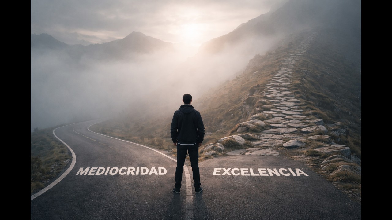 Dos Caminos: Hábitos de Mediocridad vs Hábitos de Excelencia. #DesarrolloPersonal #Disciplina#Exito