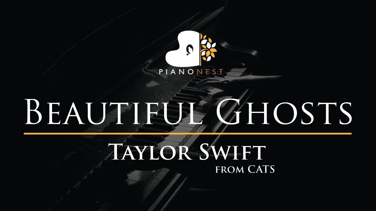 Taylor Swift - Beautiful Ghosts (from CATS) - Piano Karaoke Instrumental Cover with Lyrics