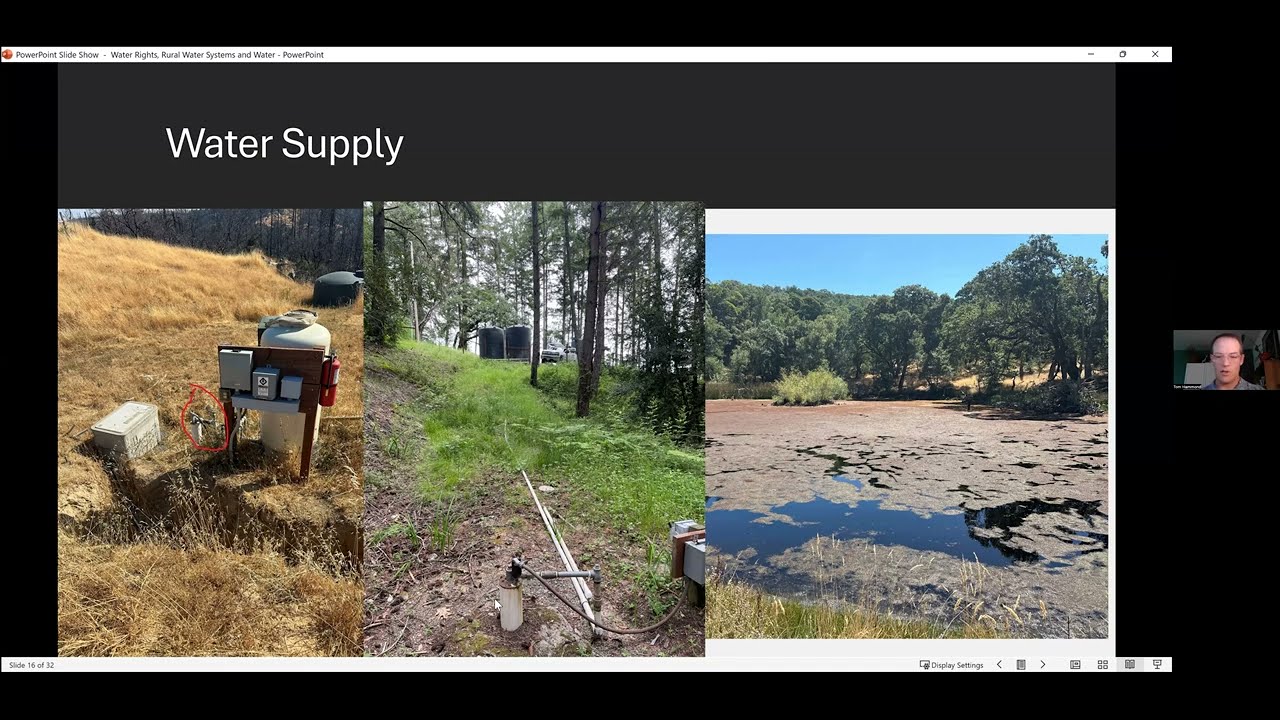 Water Rights, Rural Water Systems and Water Use Efficiency