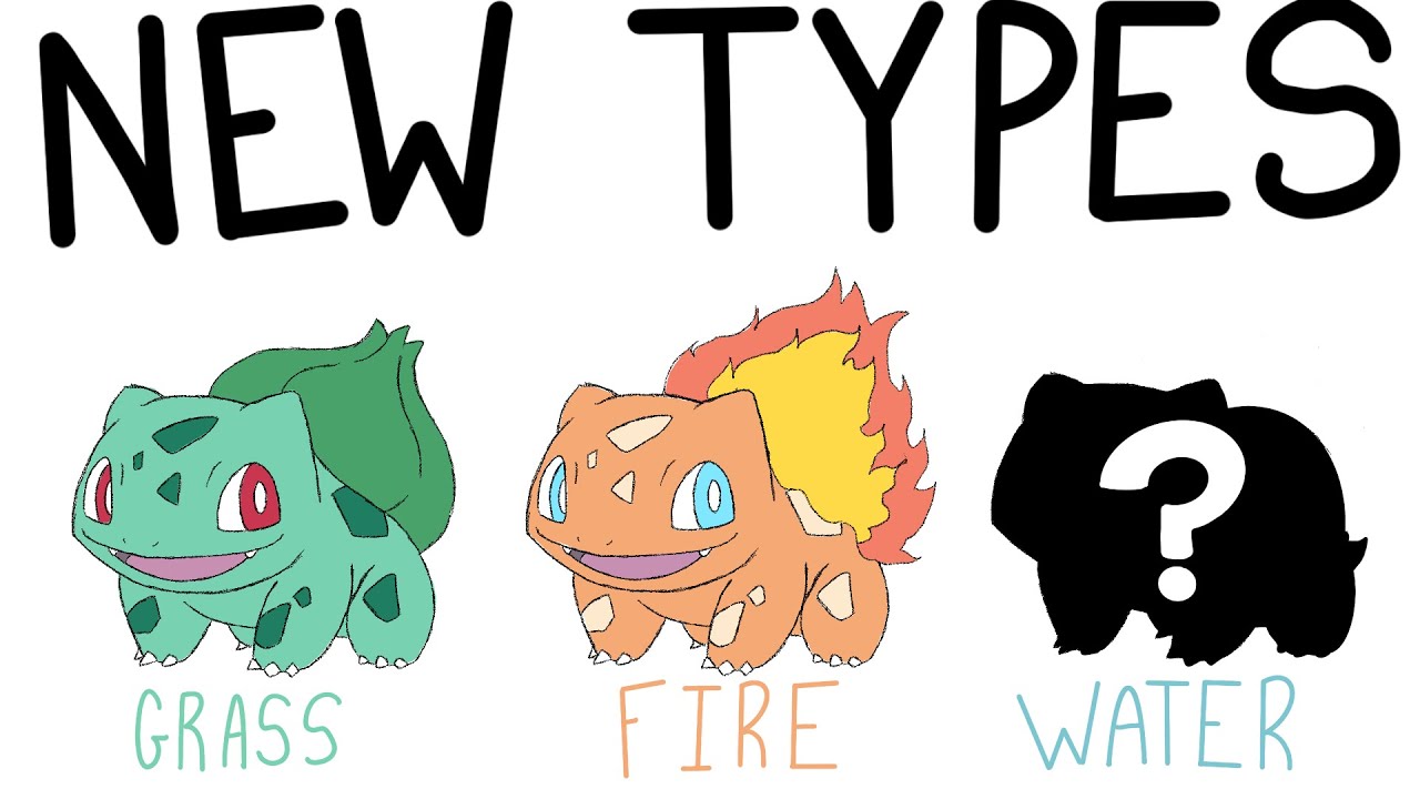 I Swapped Bulbasaur, Charmander, and Squirtle's types