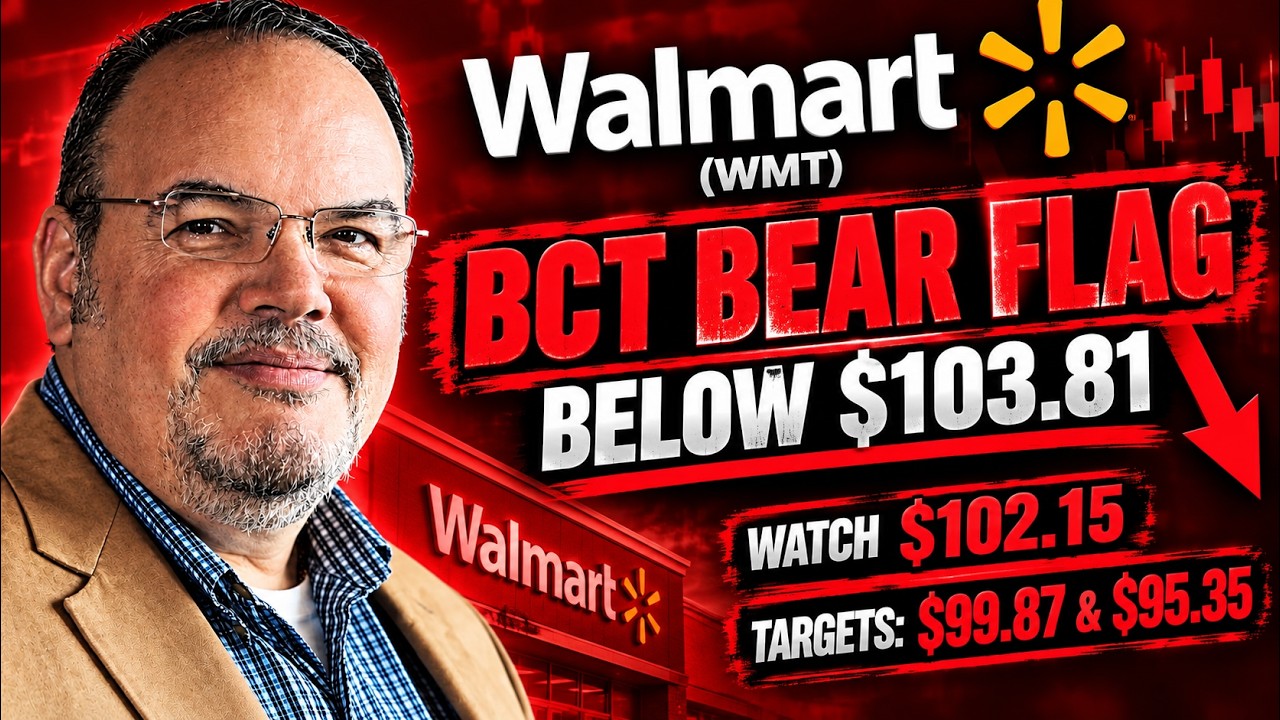 Walmart Bear Flag Signals More Downside