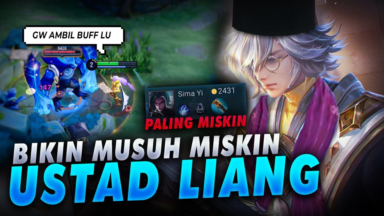 Bikin Miskin Jungle Musuh Pake Liang Mid Lane Build Magic Damage - HOK Honor of Kings