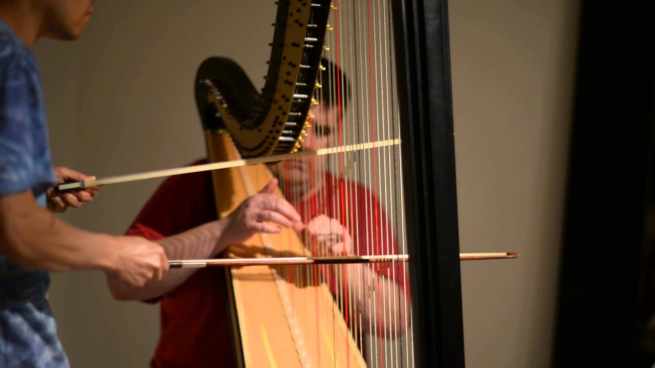 2013-05-23 1944 Bowing on Harp (Extended Technique)