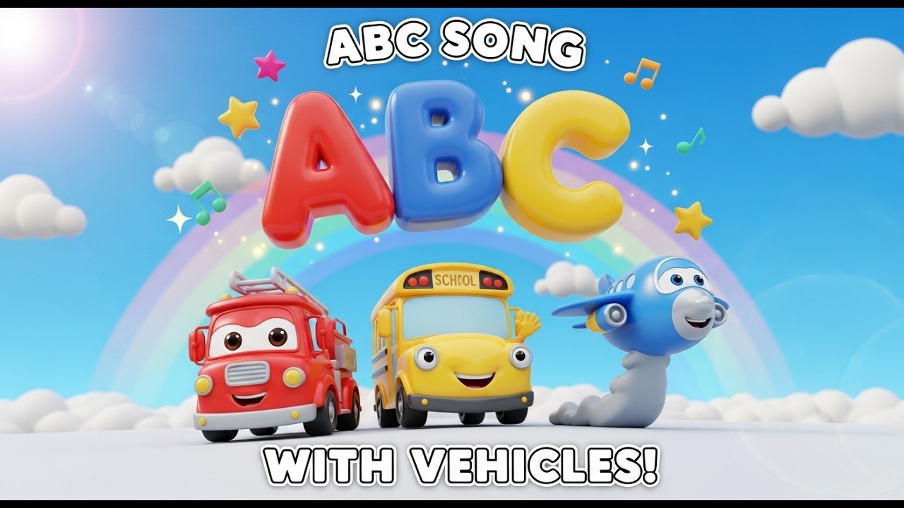 ABC Song With Vehicles | Kids Songs & Nursery Rhymes