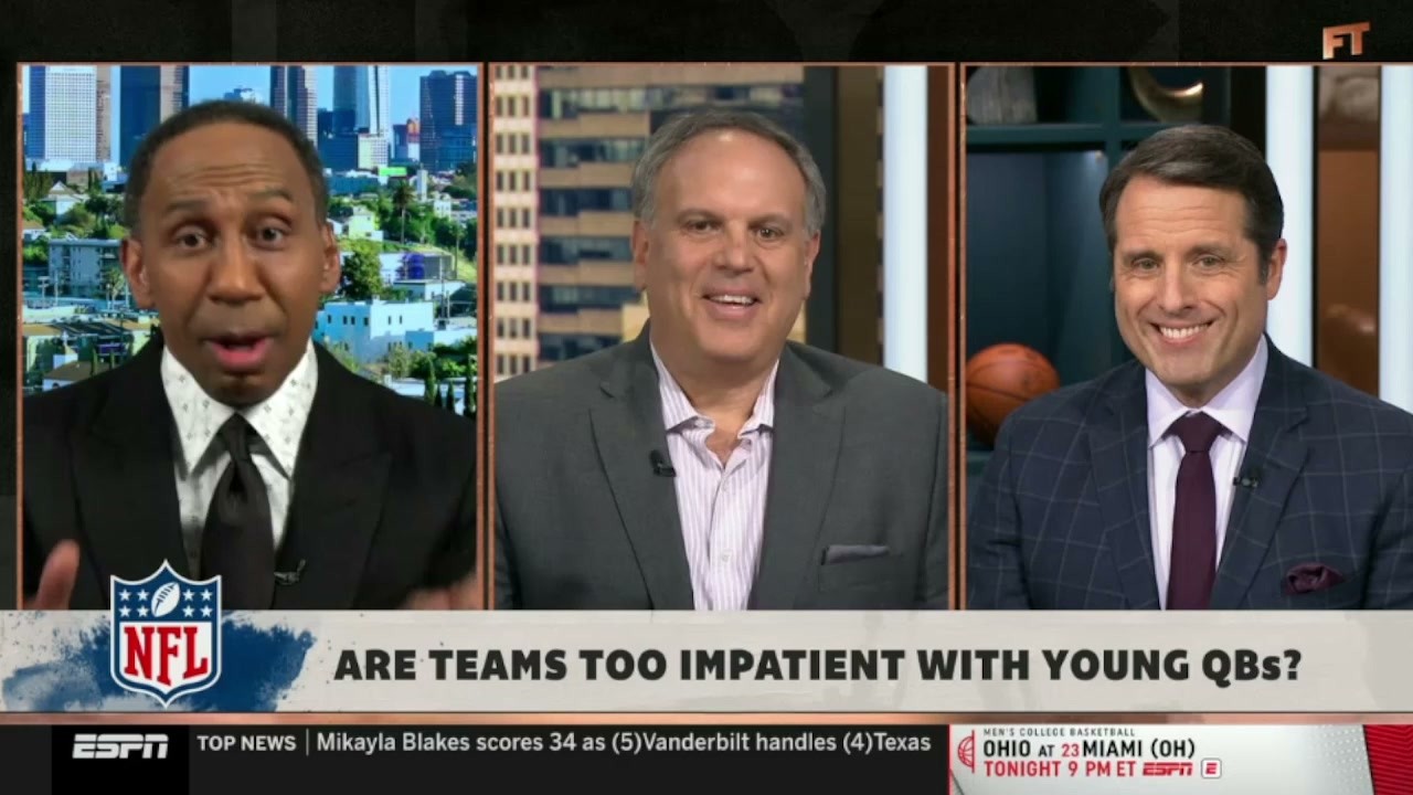 NFL teams too impatient with young QBs? - Stephen A. on Top 25 players for the Draft | FIRST TAKE