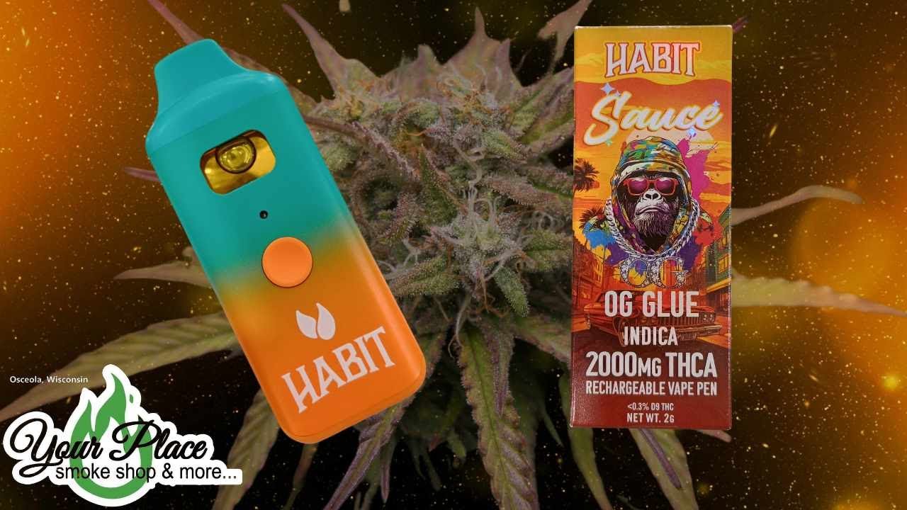 Соус Habit🚀 Клей OG 💨THCA Одноразовый👌