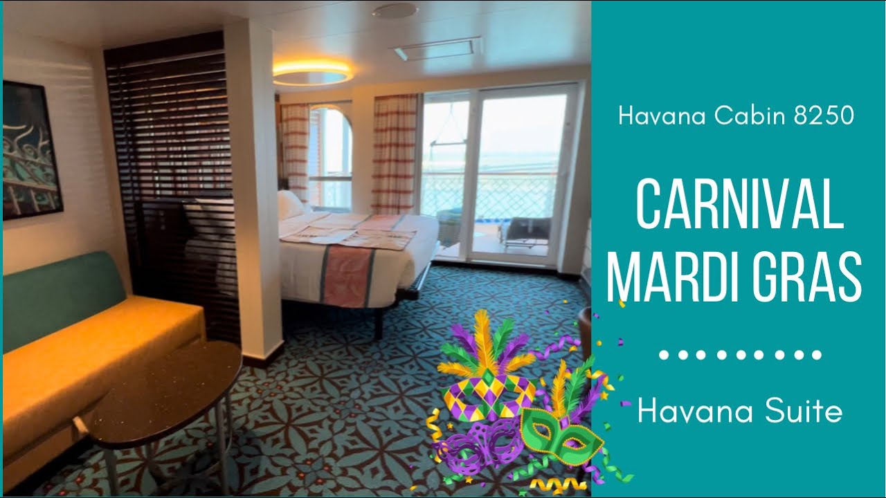 Carnival Mardi Gras Havana Suite Cabin 8250