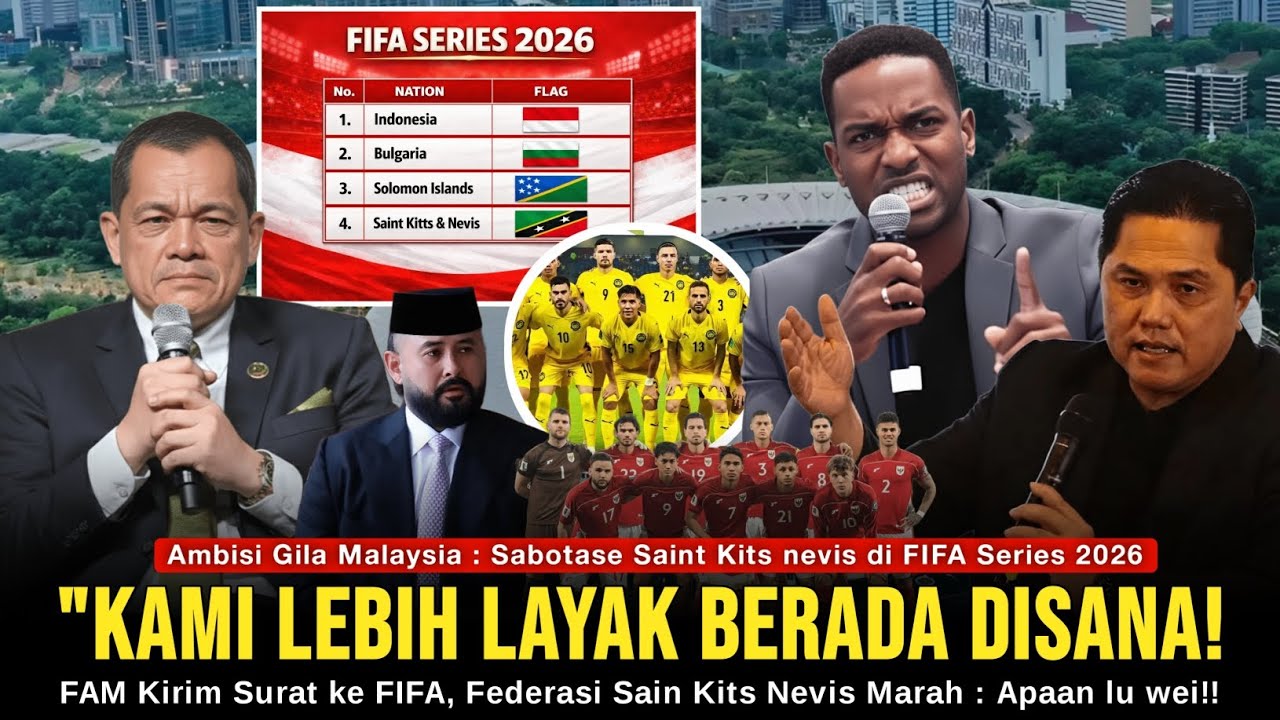 Udah Putus Ural Malunya : Malaysia S4botase Sain Kits nevis di FIFA Series Indo, FAM : Kami lebih...