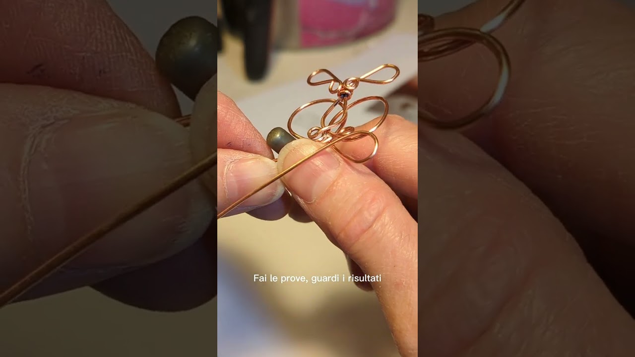 Jewelry Making. Mi preparo per la lezione di wire. #shorts
