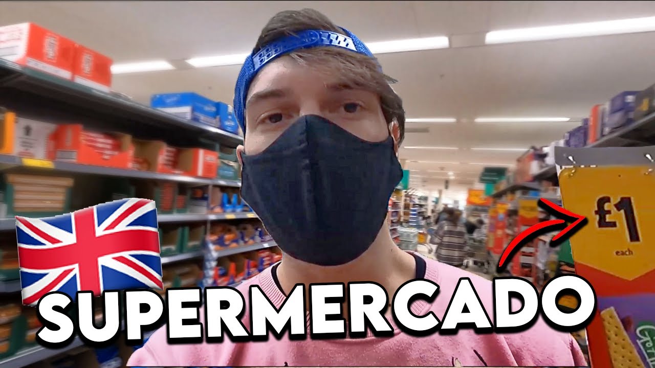 Comprando en un SUPERMERCADO en INGLATERRA 🇬🇧 ¿QUE SE VENDE?