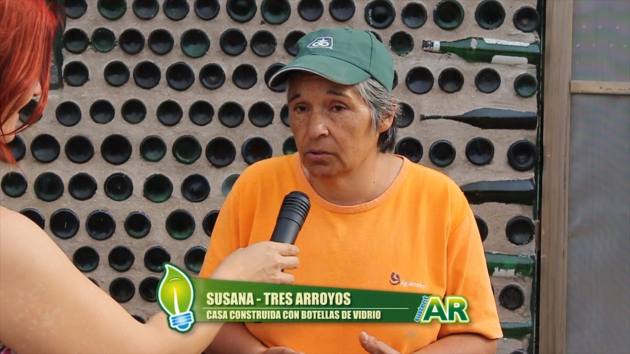 #TresArroyos: Casa de botellas de vidrio