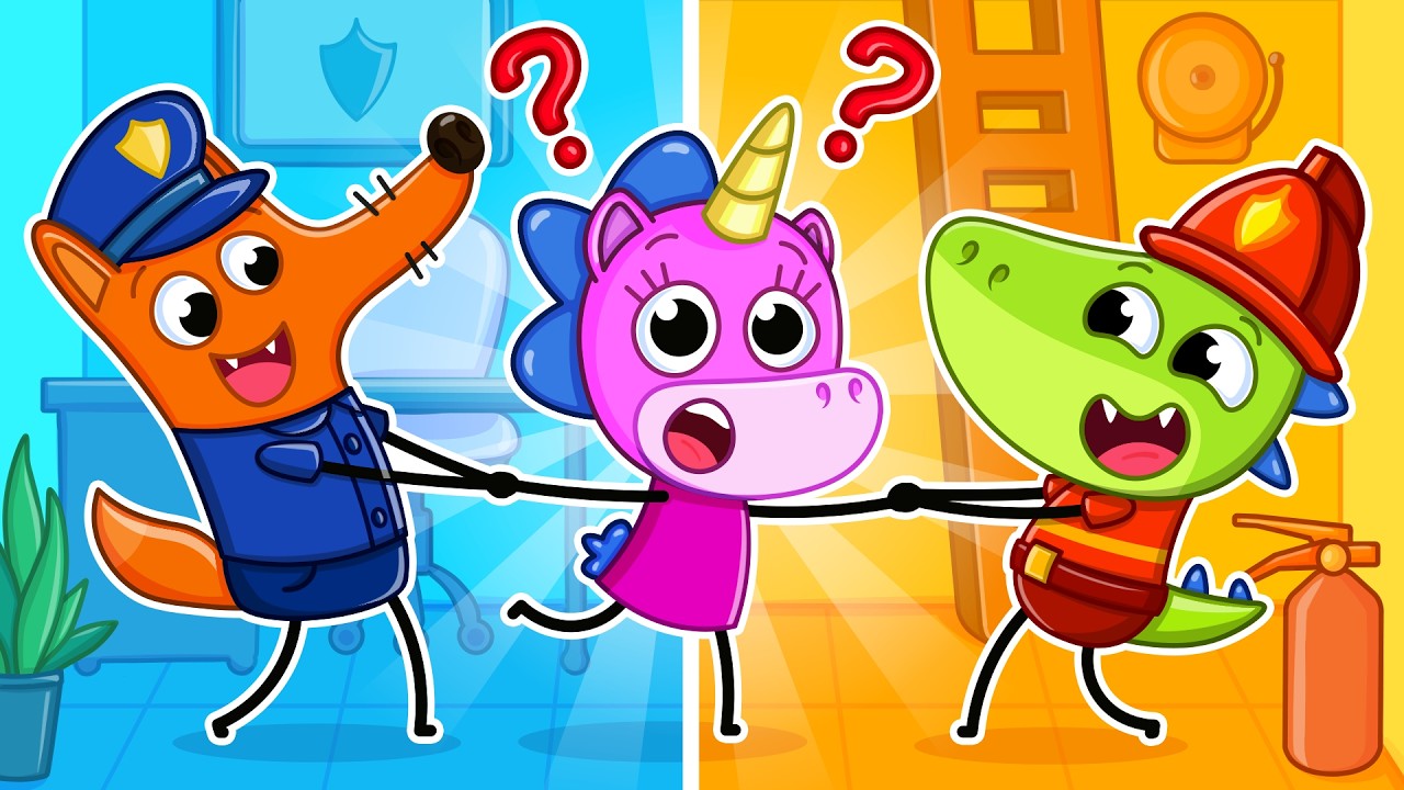 Try-a-Job Day! | Kids Learn Professions | Educational Cartoons for Kids | Teeny Mimi🦄