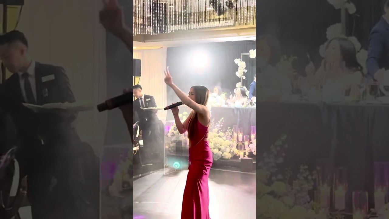 Tina Ngọc Nữ hát Tiếng Anh nhảy cực sung trong wedding tại Vancouver (Hot Stuff)