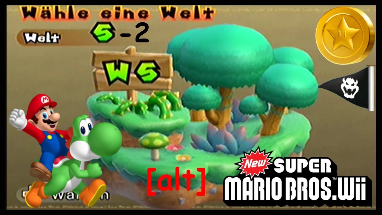 New Super Mario Bros. Wii /35 Welt 5-2 +Sternenm&uuml;nzen