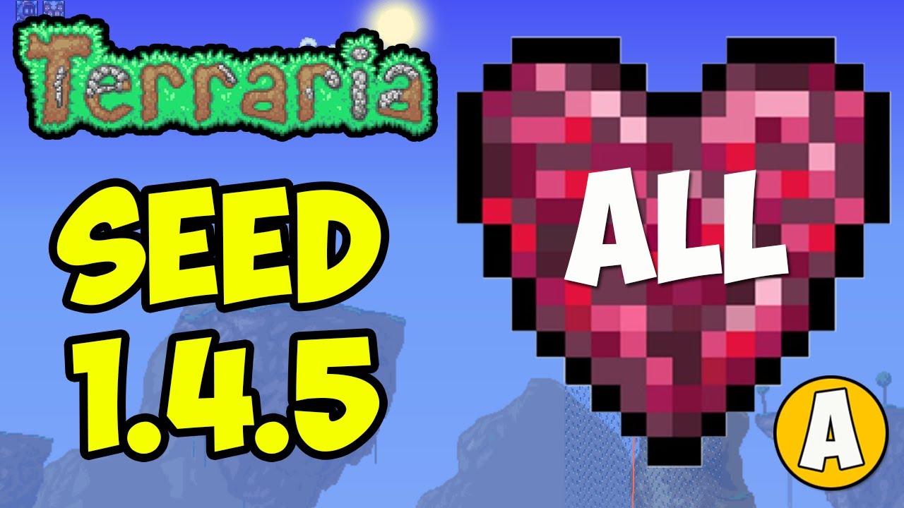Terraria how to get LIFE CRYSTALS Fast (NEW SEED for 1.4.5.6) (2026) (ALL 15)