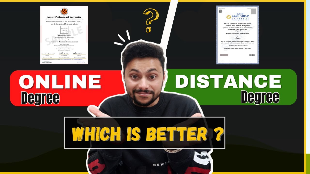 Difference Between Online and Distance Degree || is it worth to join Online and Distance Education