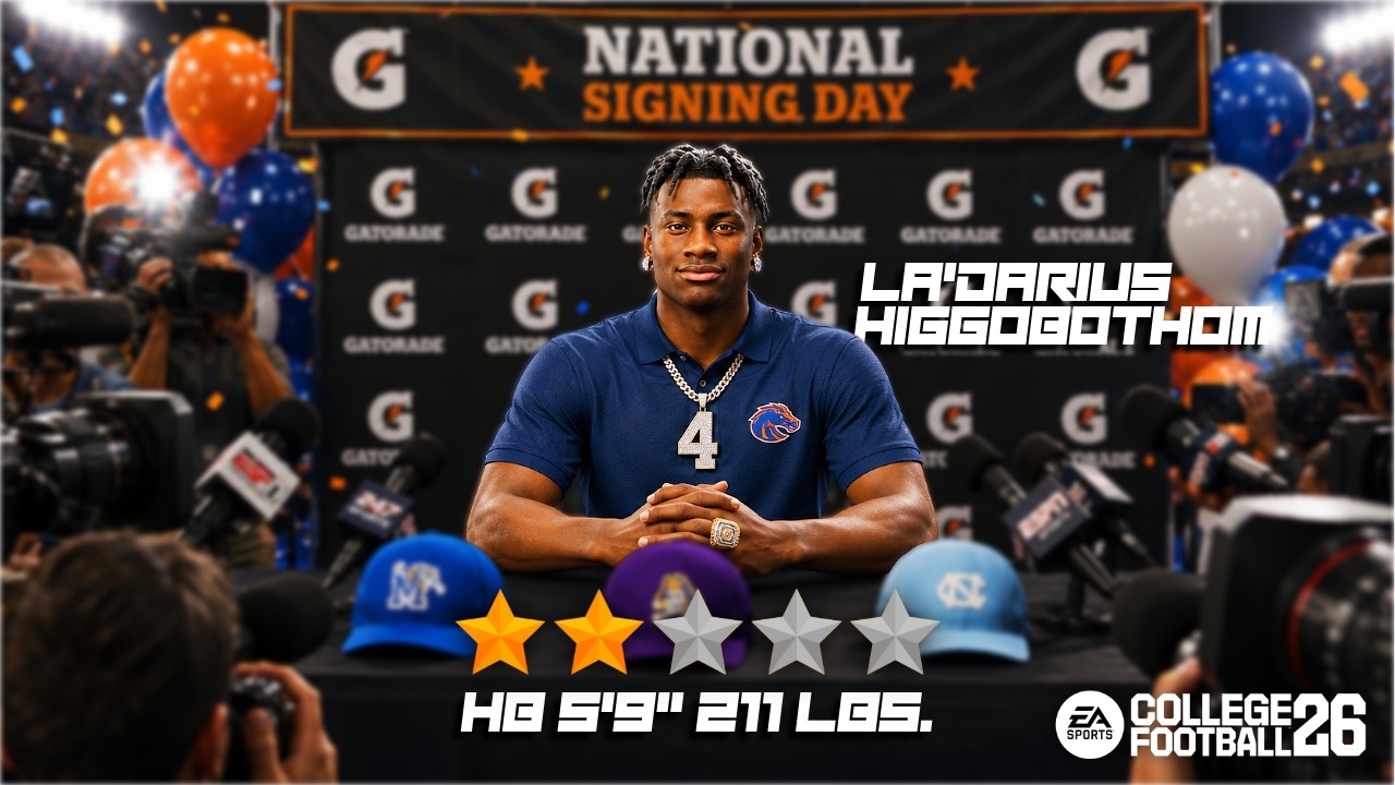 2 Star RB Turns 4 Star Recruit FULL SENIOR YEAR in HIGH SCHOOL! College Football 27 Road to Glory