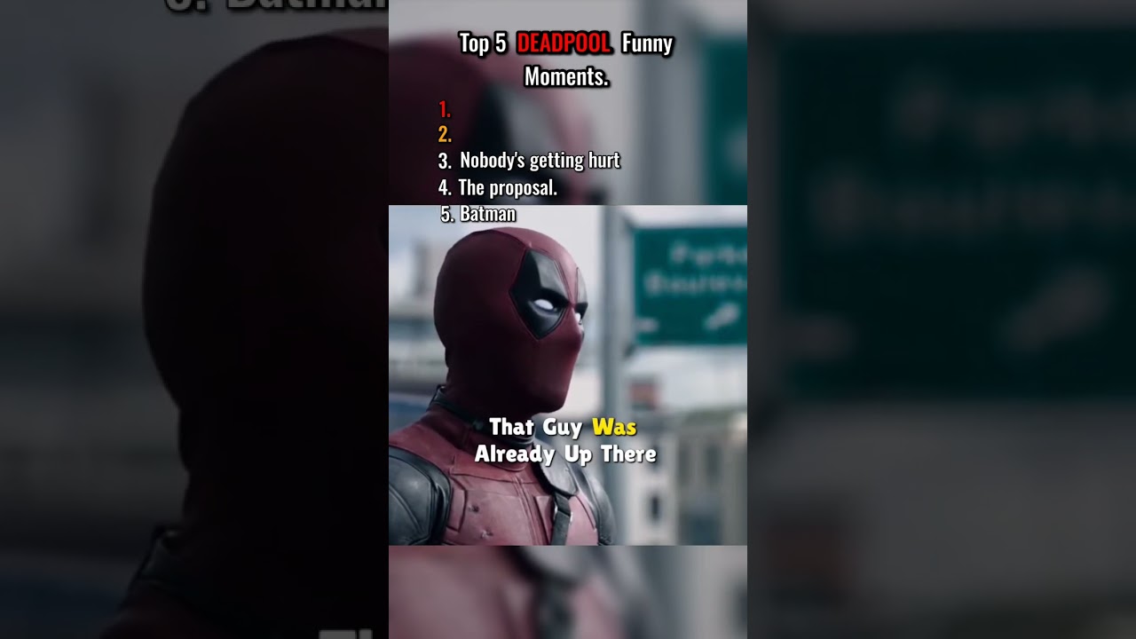 Top 5 DEADPOOL Funny Moments. 🤪
