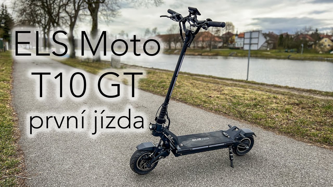 ELS Moto T10 GT - jezdí se na tom vážně skvěle 🤩. Ale co ten pavouk?? 😲 První jízda 🛴