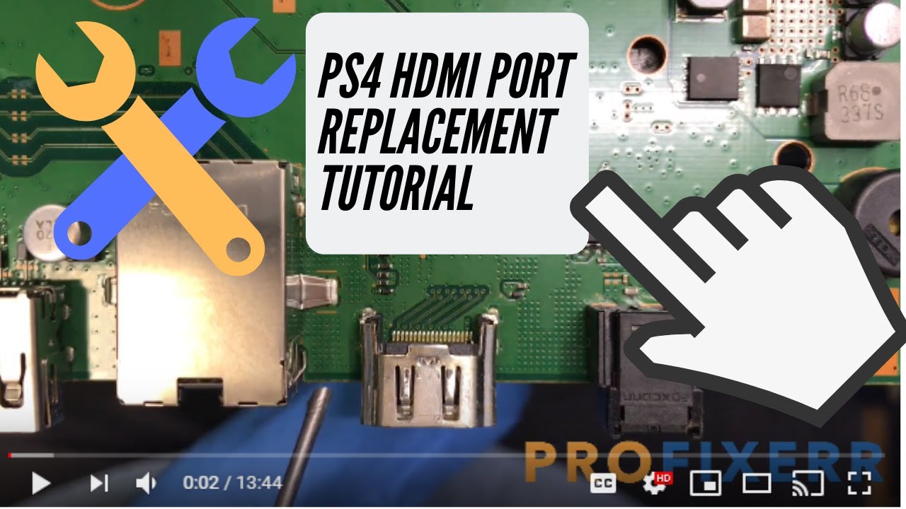 PS4 HDMI Port Replacement Tutorial - Detailed Instructions