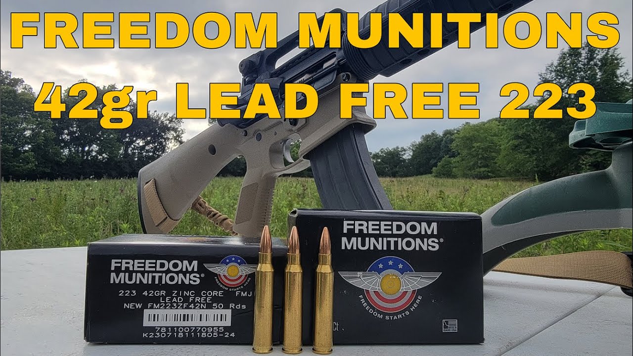 Freedom Munitions 42gr Lead Free 223