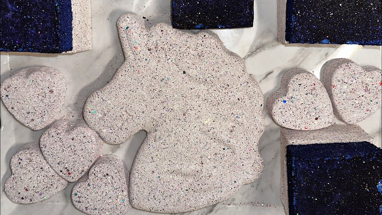Dusty Glitter Chalk Reforms | ASMR
