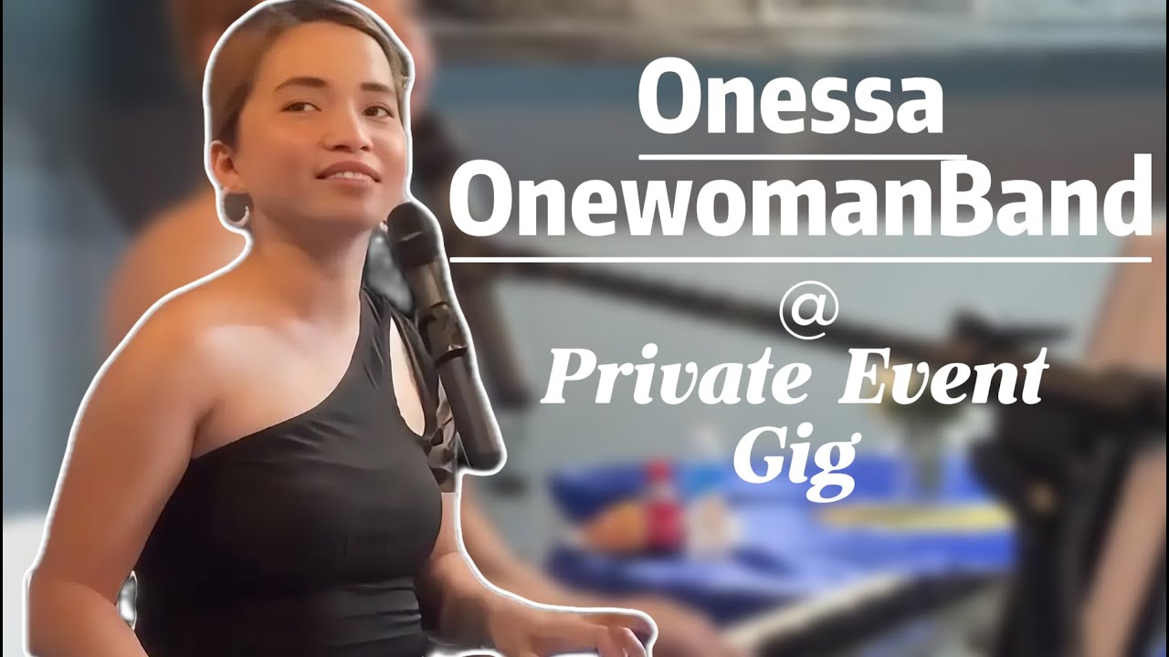 ONESSA ONEWOMANBAND 🎉@ Private Event Gig | COVER SONGS #onessaonewomanband #coversong