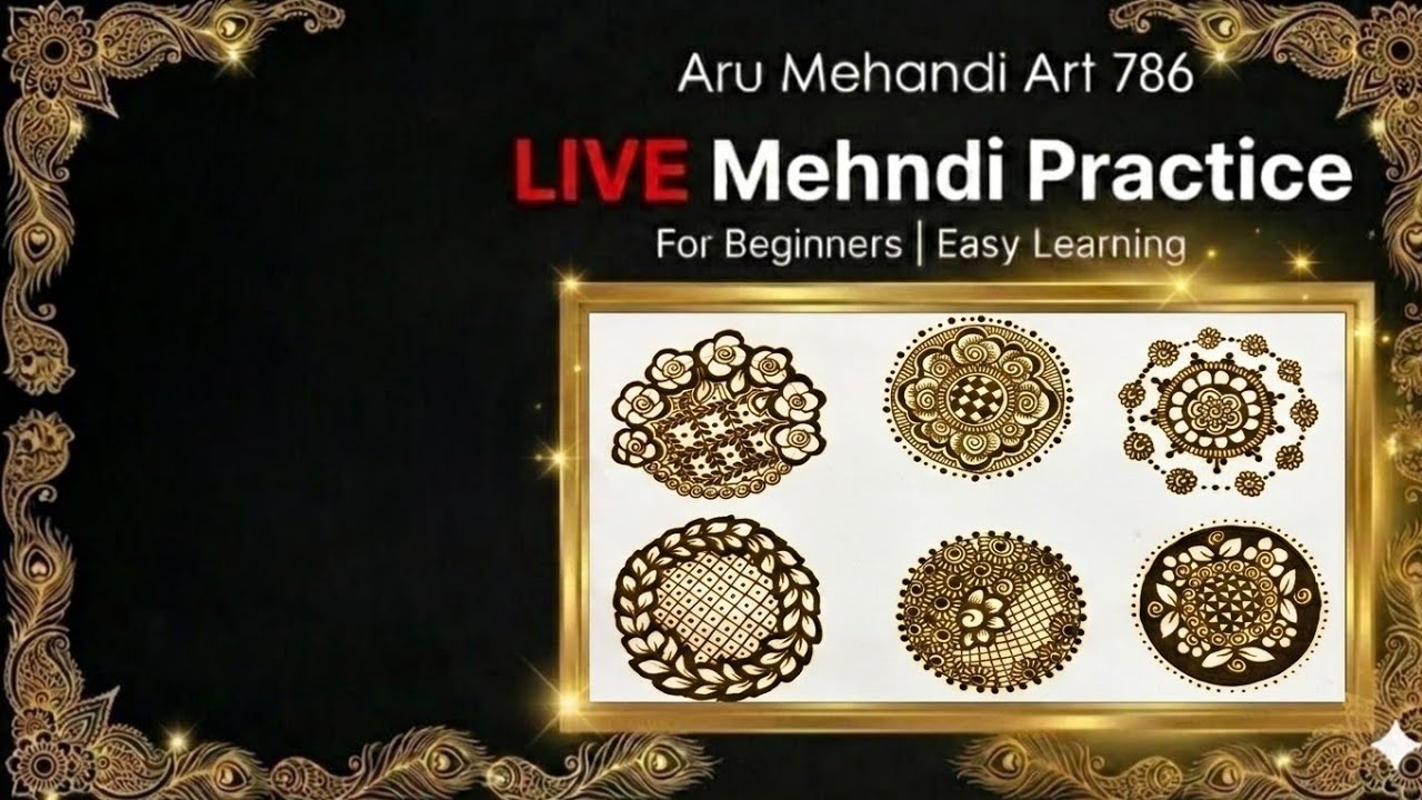 Hello friends 🌸Main Reshma hoon aur aap dekh rahe hain Aru Mehndi Art 786.