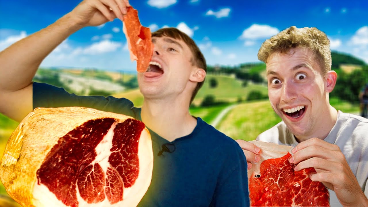 Two Brits try the Best Ham in Italy!
