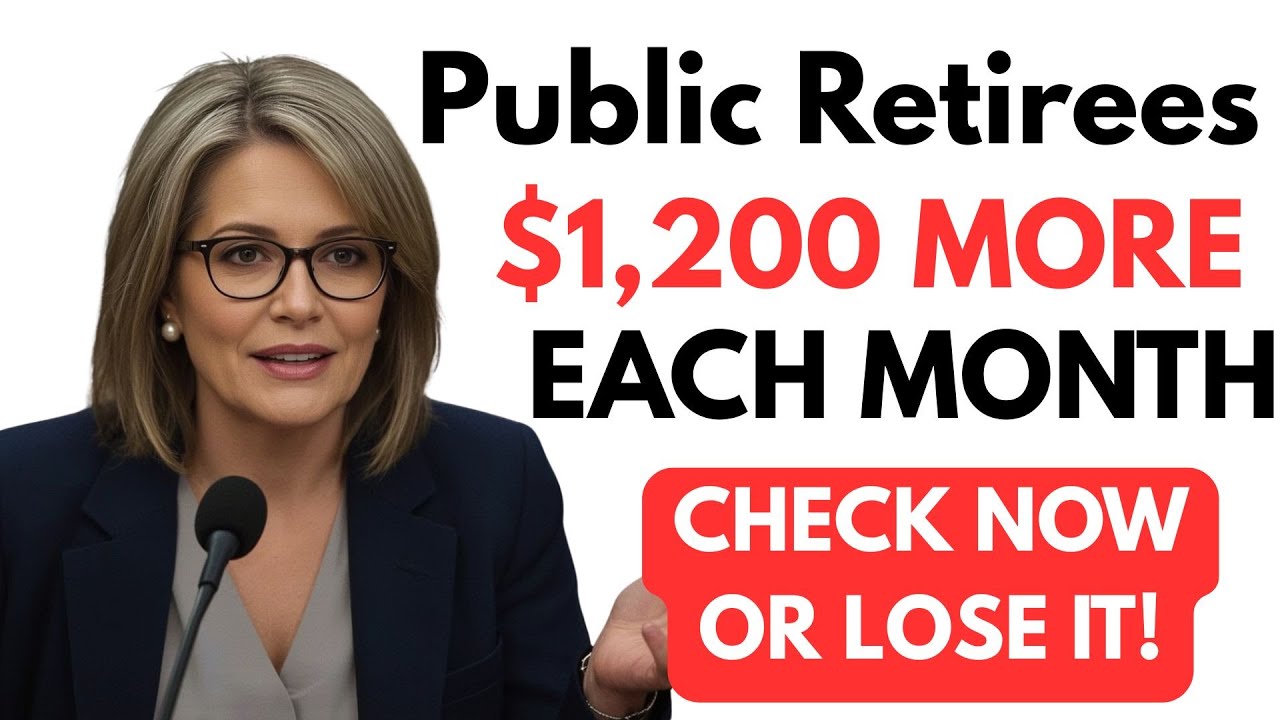 Public Sector Retirees: Get Up to $1,200 More Monthly from WEP/GPO Repeal