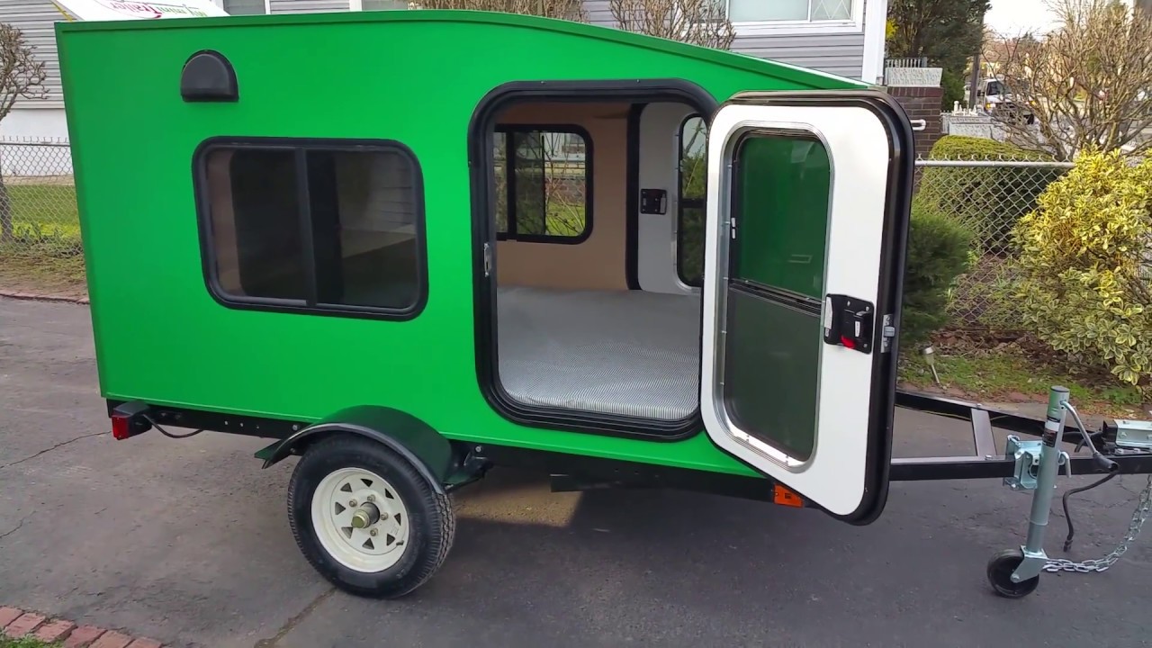My Mini Trailer, Most Affordable Mini Camper Trailer, Model Serenity X. Custom Color