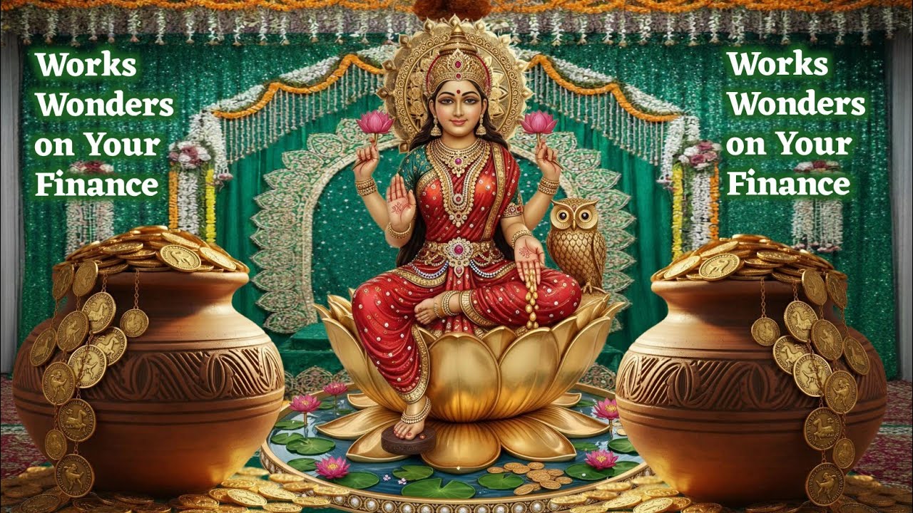 यह लक्ष्मी मंत्र आपके फाइनेंस पर कमाल का असर करता है | ॐ ह्रीं श्रीं क्लीं महालक्ष्मी सर्व......