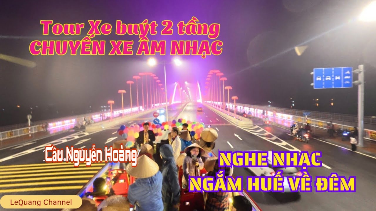 Ngắm cầu Nguyễn Hoàng Huế đẹp tuyệt trên 