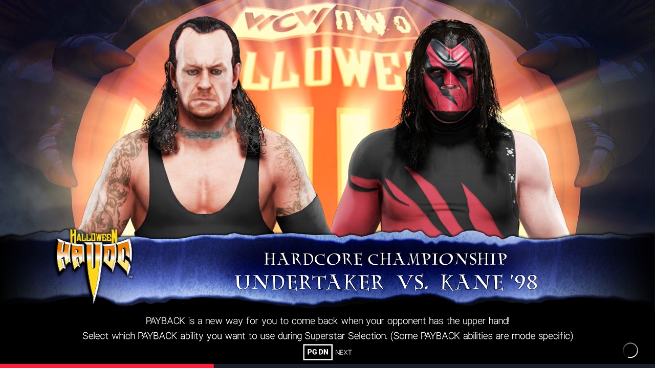 WWE 2K19 Undertaker VS. Kane (1998) CPU VS CPU  Lets See Who Wins HARDCORE CHAMPIONSHIP Find Out !!