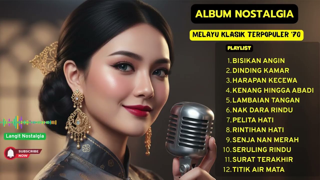 💔BISIKAN ANGIN DARI SEBRANG LAUTAN! 🎵 BEST HITS MELAYU KLASIK 70-AN