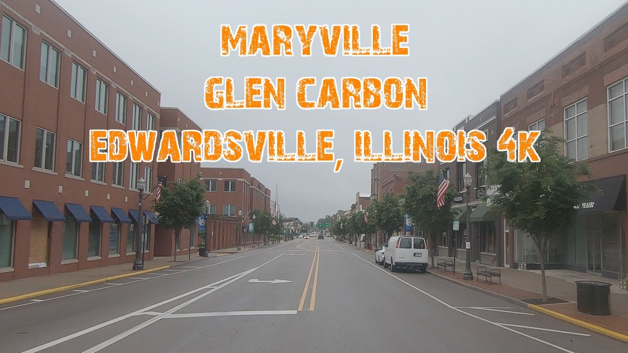 These Metro East Suburbs Are Nice: Maryville, Glen Carbon, Edwardsville, Illinois 4K.