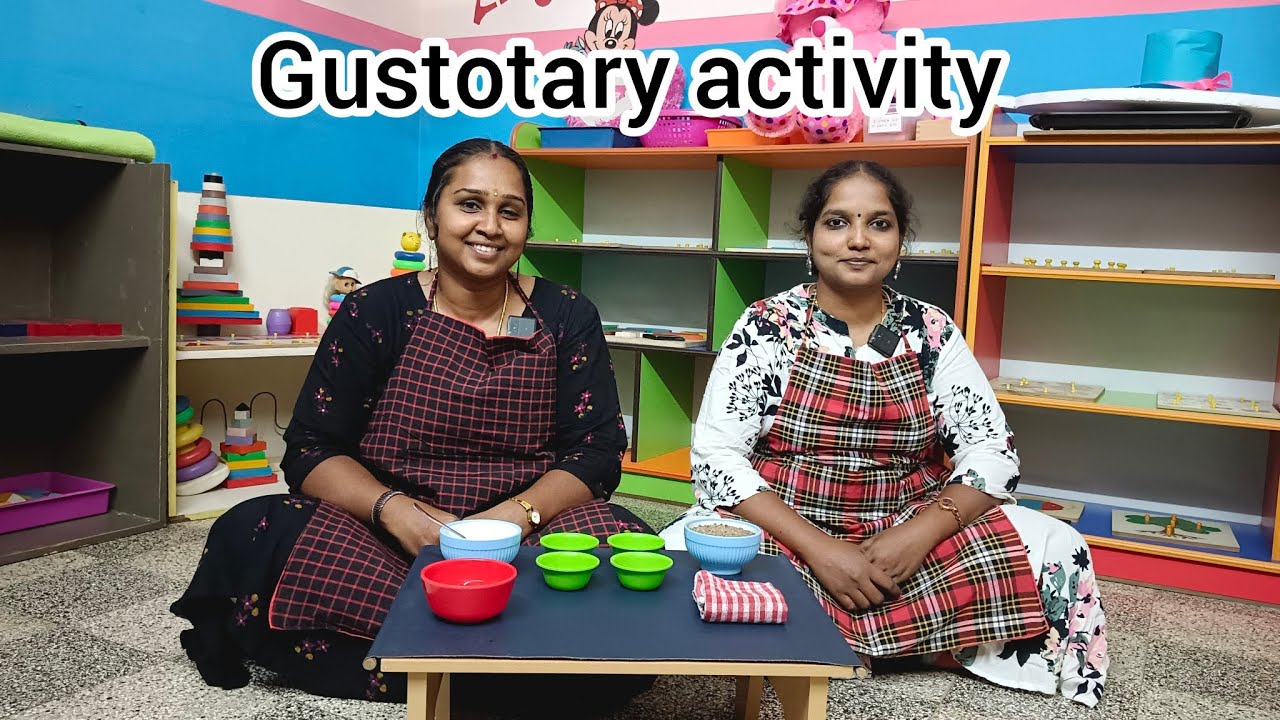 Gustotary activity (Sensorial) by our students Batch 23-24