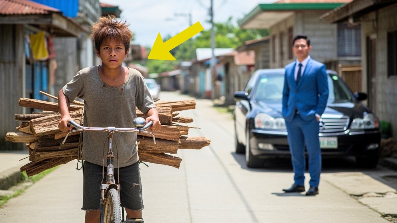 “Sinundan ng Milyarder ang Anak ng Janitor… At Ang Natuklasan Niya Ay Nakakagulat! | Tagalog Story”