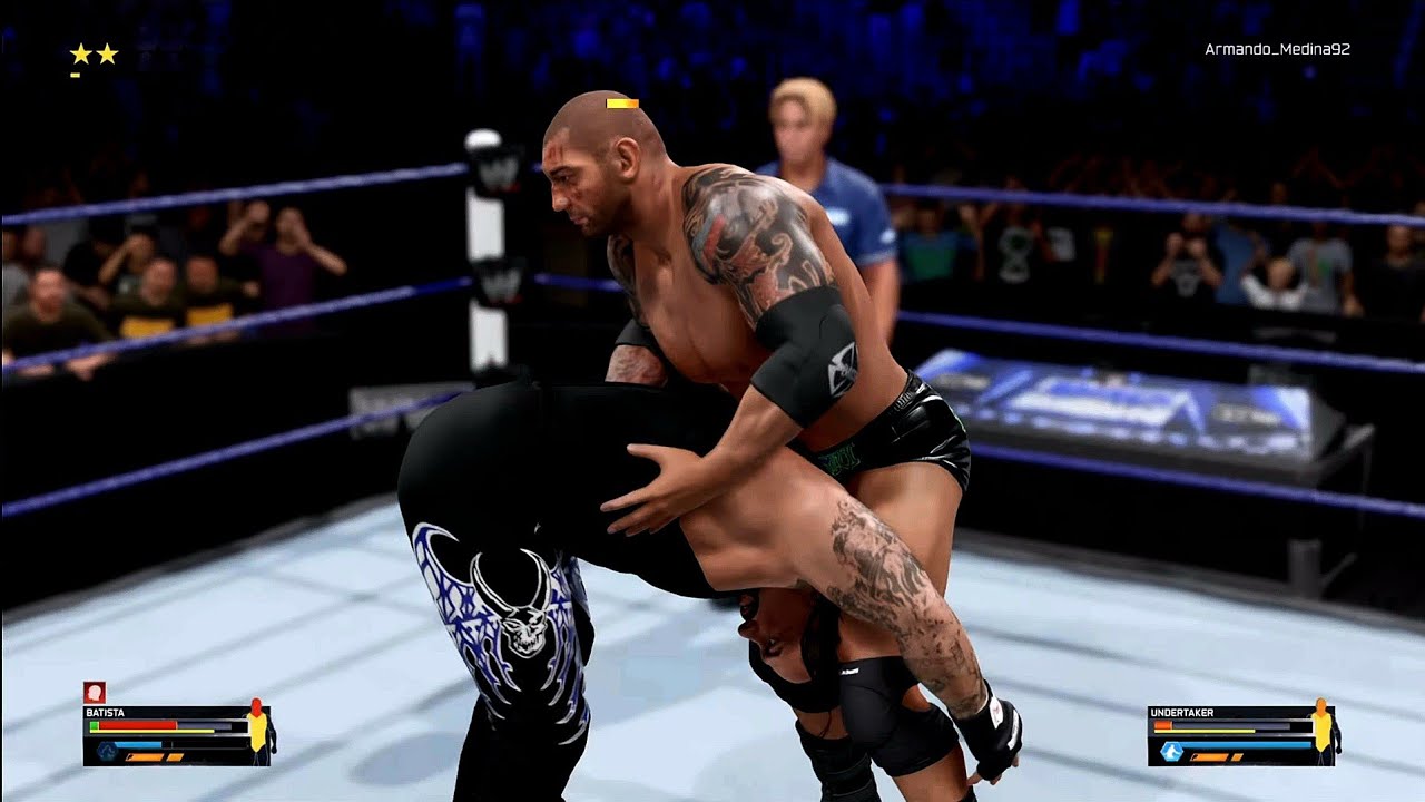 Classic WWE Smackdown 2010 Batista vs. Undertaker Title Match