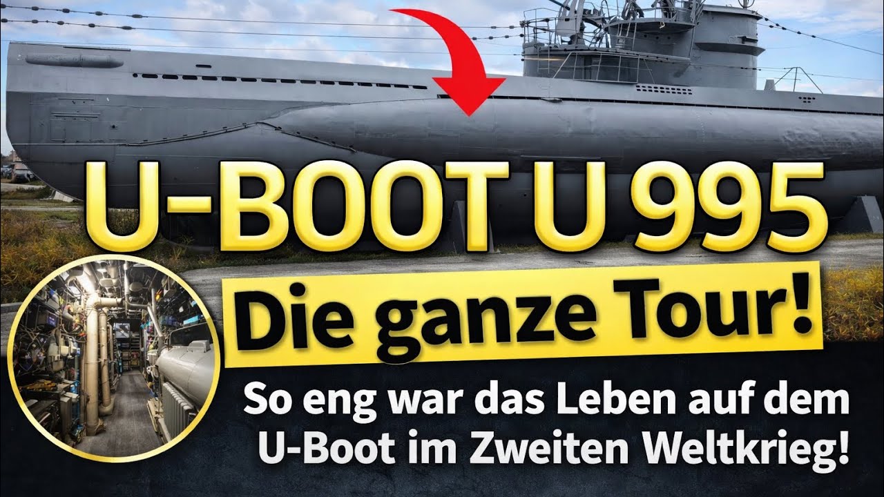 So eng war das Leben auf U-Boot 995 &ndash; Im Zweiten Weltkrieg&ldquo;
