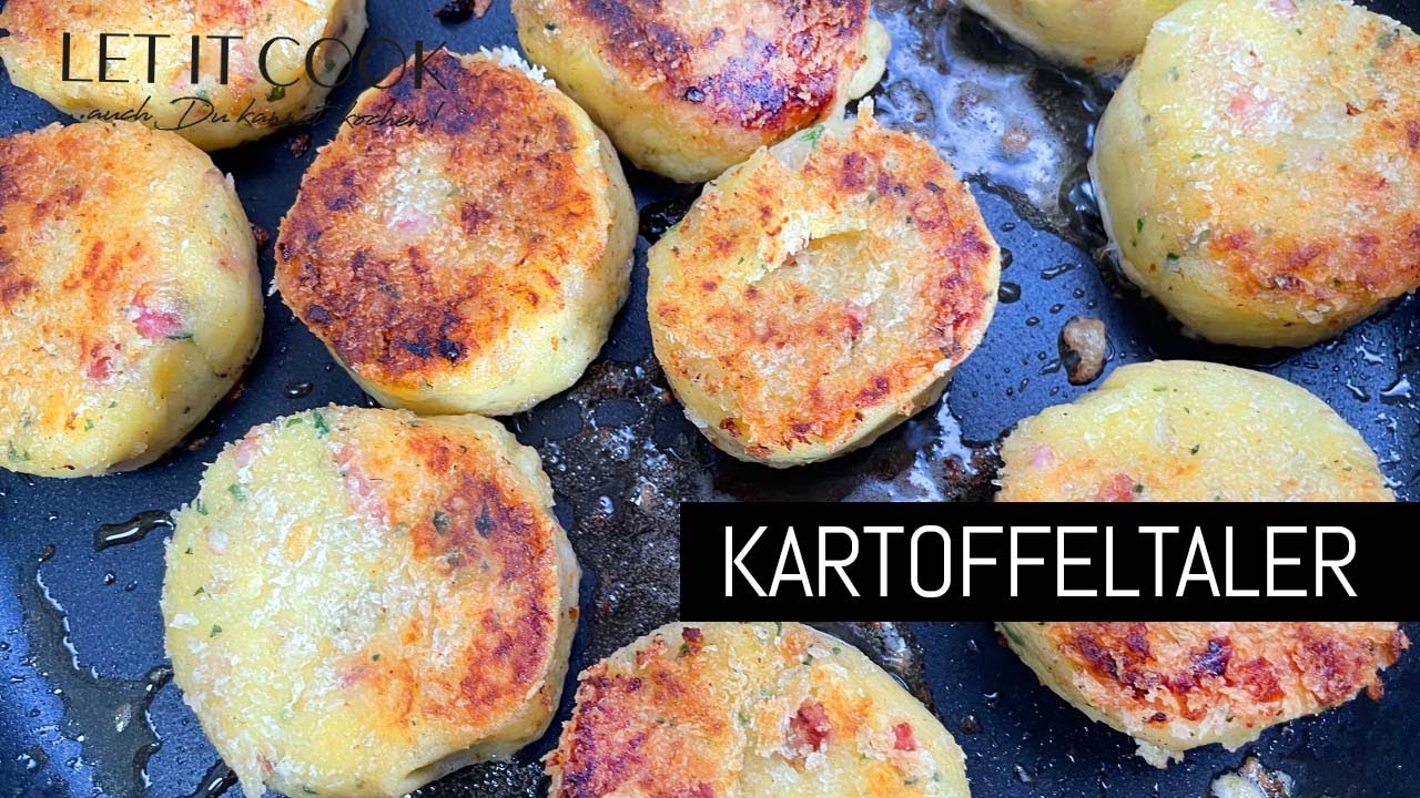Kartoffeltaler oder Pommes Macaire