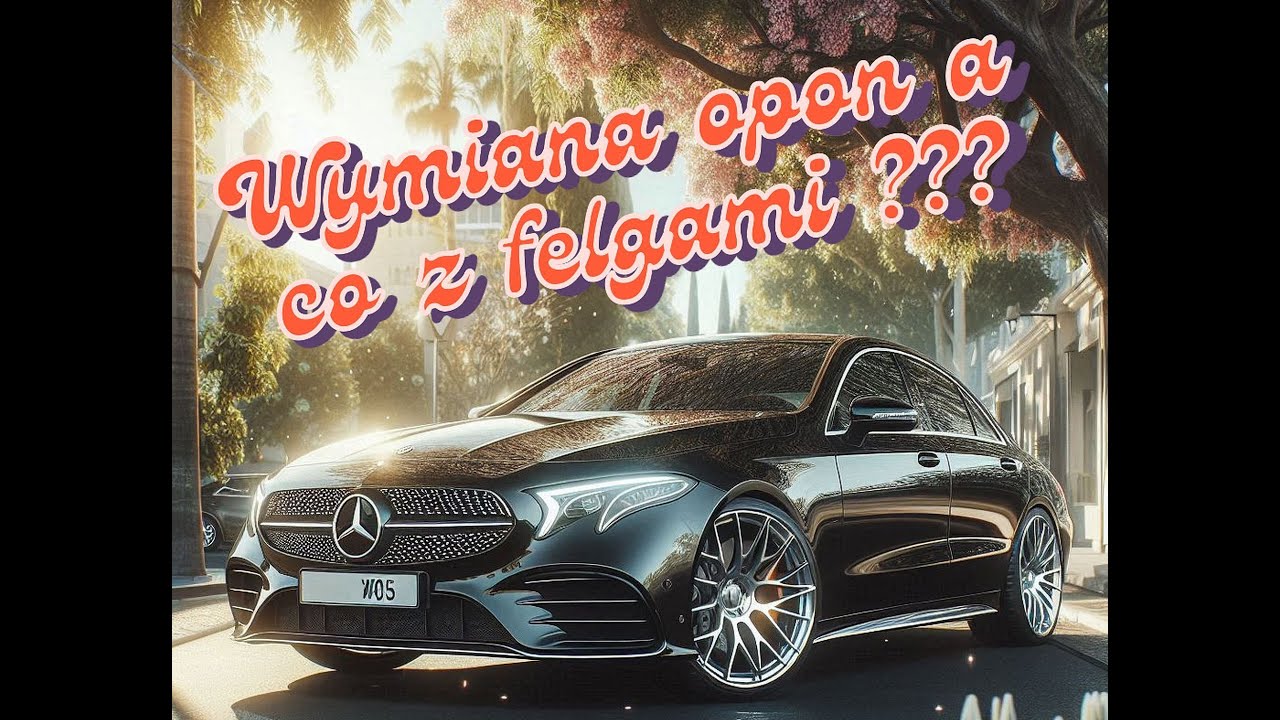 Mercedes C-klasa W205 - Jak przygotować felgi do wymiany opon ?