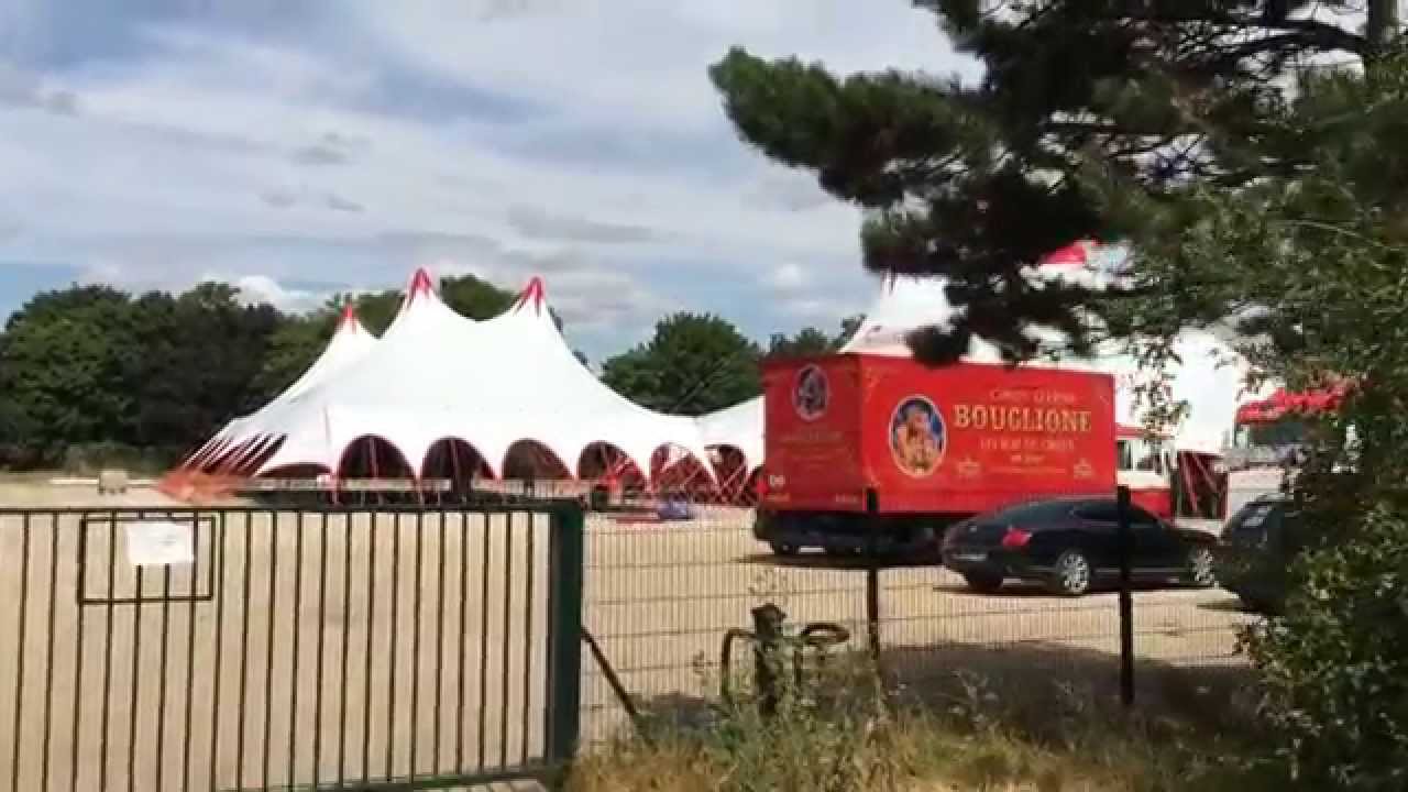 Premier montage et baptême du nouveau chapiteau Bouglione!