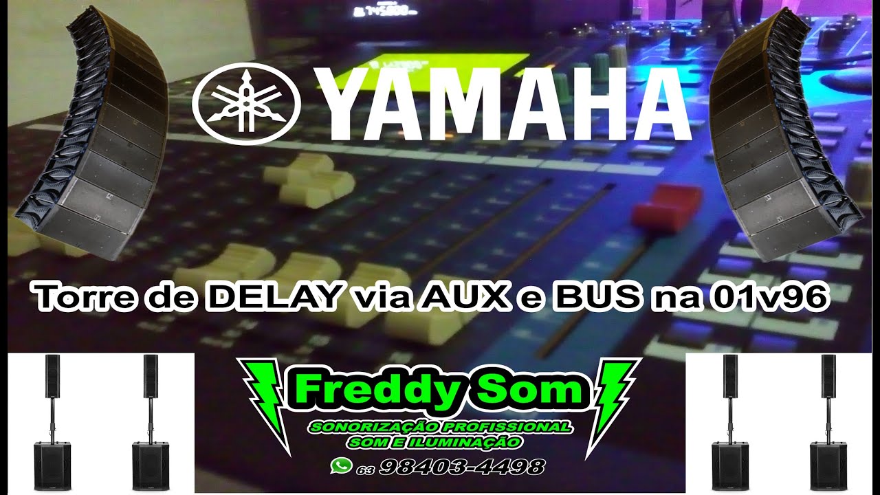 Torre de DELAY via AUX e BUS na 01v96
