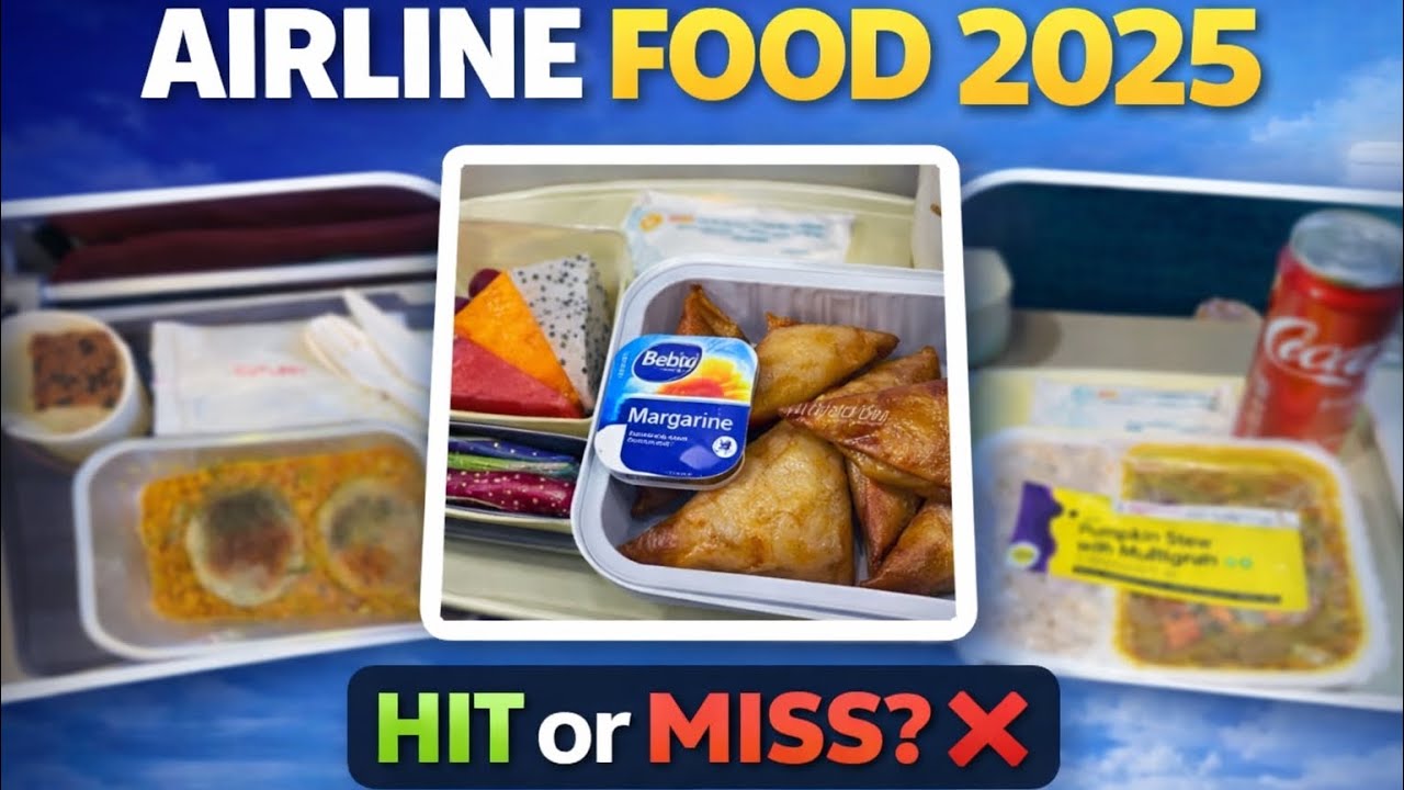 Every Airline Meal I Ate in 2025 (Surprising Results!)