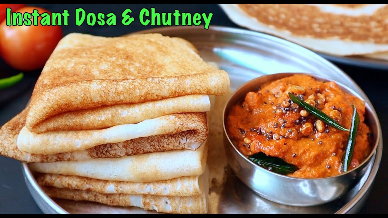 నూనె లేకుండా 10 ని||ల్లో చేసుకునే టిఫిన్ 😋 Murmura sponge Dosa & Chutney Recipe | Instant Breakfast